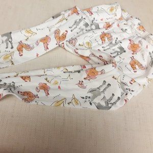 Bert's Bees Chicken Rooster Duck Cow leggings girls 6